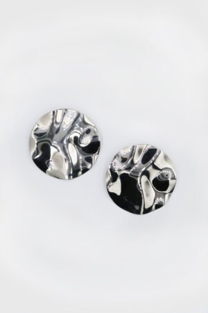 ARETES DISCO PLATA