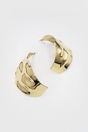 ARETES HOJA ORO