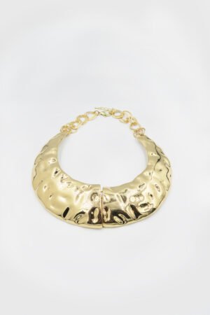 COLLAR CORRUGADO ORO
